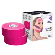 Косметологический кинезио тейп BB Face Pack (2,5 см * 5 м 2 рулона) розовый BBalance