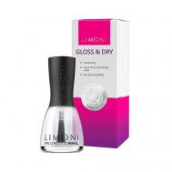 Топ сушка для ногтей гелевый Gloss & Dry Limoni