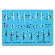 Слайдер дизайн для ногтей "Аэрография. Летнее утро" FASHION NAILS