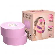 Кинезио тейп для лица Super Soft Tape для чувствительной кожи 2,5 см х 5 м , сакура BBalance