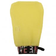 Yurimoto kessa hammam Мочалка Рукавичка Кесса для механического пилинга и очищения кожи, средней жесткости SATICO