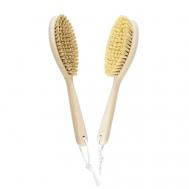 Набор щеток для антицеллюлитного сухого массажа из щетины кабана и кактуса Grosheff
