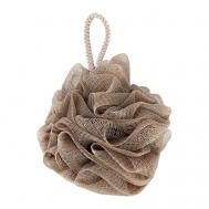 Мочалка-шар для тела синтетическая (beige) deco