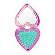 Расческа для волос с зеркалом в форме сердца MISS PINKY