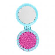 Расческа для волос с зеркалом MISS PINKY