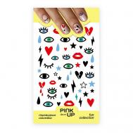 Наклейки для ногтей FUN PINK UP