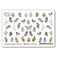 Слайдер дизайн для ногтей "Twigs" FASHION NAILS