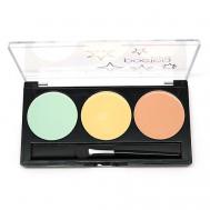 Палетка для цветокоррекции ТРИО POETEQ