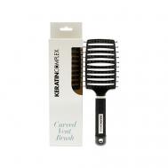 Расческа для волос Curved Vent Brush - Black KERATIN COMPLEX