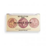 Румяна, бронзер и Хайлайтер 3 В 1 BLUSH & GLOW REVOLUTION PRO