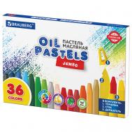 Пастель масляная утолщенная Brauberg