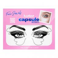 Стразы для лица и волос самоклеящиеся CAPSULE, Butterfly B.COLOUR PROFESSIONAL