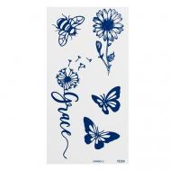 Тату реалистичная долговременная для тела INK TATOO IRISK