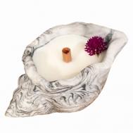 Ароматическая свеча Ракушка Розовый пион для декора дома SHE STYLE