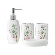 Набор аксессуаров для ванной комнаты «Подснежник» Доляна