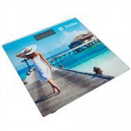 Весы напольные электронные  D-9306 "Лазурный берег" Delta