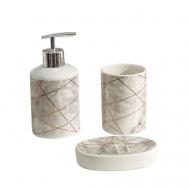 Набор аксессуаров для ванной комнаты «Розовое золото» Доляна