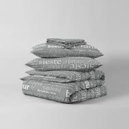 Комплект постельного белья Письма 2-спальный ЕВРО 70х70 Ночь нежна