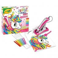 Набор Unicorn Neon с восковыми мелками и прибором для их плавки Crayola