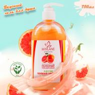 Полезный женский гель для душа смузи "Терпкий грейпфрут" 750 Mivlane