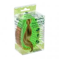 Расческа деревянная, массажная, овальная, с пластиковыми зубчиками Банные Штучки