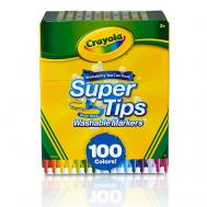 Смываемые фломастеры  Super Tips Washable Markers Crayola