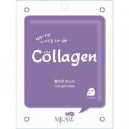 Тканевая маска для лица с коллагеном 22 MIJIN