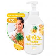 Milana пенка для душа с экстрактом ананаса и молочными протеинами 750 Grass