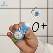 Ультра мягкая детская зубная щетка для чистки зубов и полости рта (10000+ щетинок) ЧИСТЫЙ ЗУБ