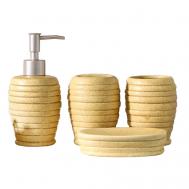 Набор аксессуаров для ванной комнаты Доляна «Капучино» Доляна