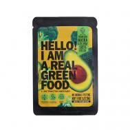 Маска тканевая для лица Hello, I am real green food, с гиалуроновой кислотой 1 Beauty Fox