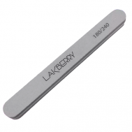Пилка-баф для шлифовки ногтей прямая 180/240 GET THE REASON LAKBERRY