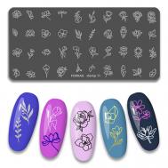 Пластина для стемпинга ногтей FORNAIL