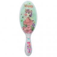 Расчёска массажная, щётка для волос с голографическим эффектом SHINEWELL