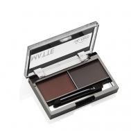 Тени-matte для бровей 2-х цветные LA ROSA