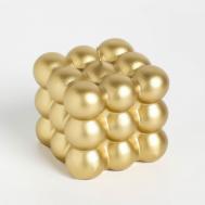 Свеча фигурная лакированная "Бабл куб" 135 БОГАТСТВО АРОМАТА