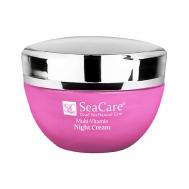 Крем для лица антивозрастной увлажняющий с А Е CoQ10 ночной 50 SeaCare