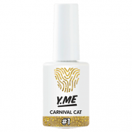 Гель-лак Carnival Cat с кошачьим эффектом и блестящими шестигранниками внутри 10 Y.ME