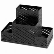 Подставка-органайзер  "Germanium" 4 секции Brauberg