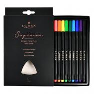 Фломастеры набор  Superior 12 цветов soft-touch LOREX