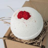 Бомбочка для ванны Бурлящий  мега гейзер Гранат салатовый MACOY LUXURY BODY HOME