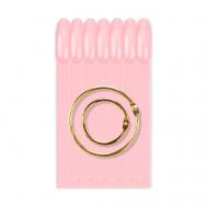 Типсы на кольце, форма миндаль, цвет розовый NAIL CLUB