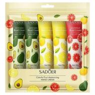 Набор кремов для рук увлажняющих фруктовых: лимон, авокадо, грейпфрут 1 SADOER