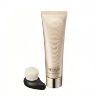 Пенящийся крем для умывания  Ultimate The Creamy Soap с щеточкой Sensai