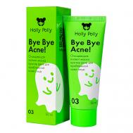 Очищающая Пилинг-Маска Bye Bye Acne! против акне для проблемной кожи лица 50 Holly Polly