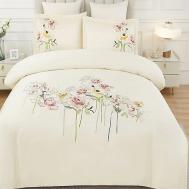 Постельное Белье Deluxia Сатин с Вышивкой 2 Сп. 200x220 Melody Arya home collection