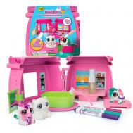 Игровой набор Washimals Pets Spa с раскрашиваемыми фигурками домашних питомцев Crayola