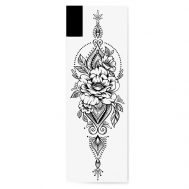 Временная переводная татуировка Розы PRINT FACTORY