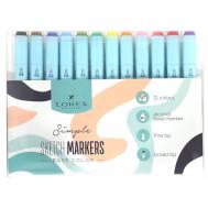 Маркеры для рисования SIMPLE BASE 2/6 мм LOREX