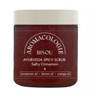 Аюрведа пряный скраб для тела Соленая корица 250 Bisou